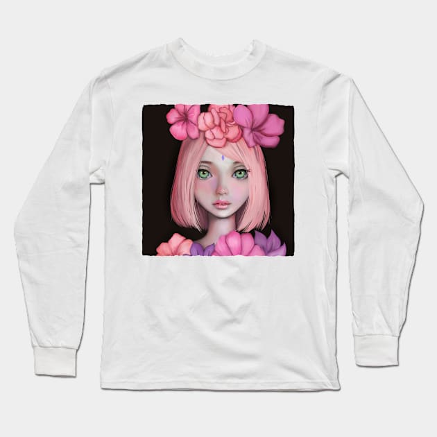 Girl Long Sleeve T-Shirt by asteltainn